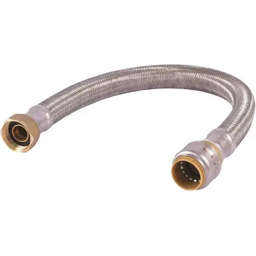 SharkBite UR3088FX18 Max Flex Water Heater Connector 3/4" X 3/4"fip X 18"