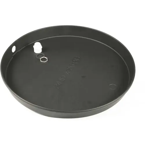 Camco 11362 24 in. ID Polypropylene Drain Pan Black - pack of 6