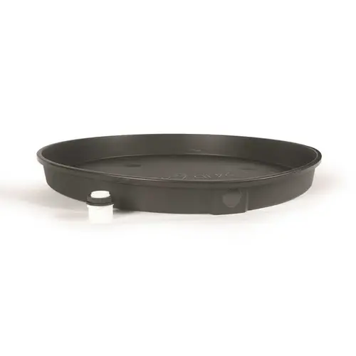 Camco 11412 28 in. ID Polypropylene Drain Pan Black - pack of 6
