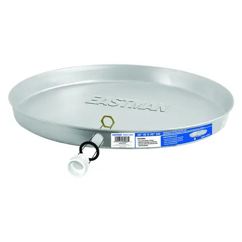 Eastman 60087 Water Heater Pan Aluminum Gas 30"