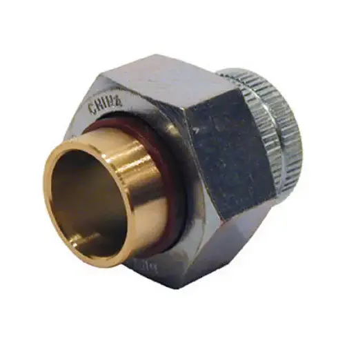 Homewerks Worldwide 520-01-1-1B-Z 1 in. Galvanized Steel FIP x SWEAT Dielectric Union