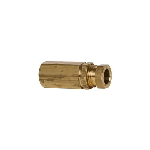 Parker 66HD-6-4 Compression Tube Connector: 1/4" Thread, Compression x FNPT