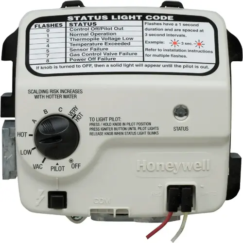 Reliance 100112338 301 Series 1 In. Shank Resideo Electronic LP Gas Control Valve And Thermostat