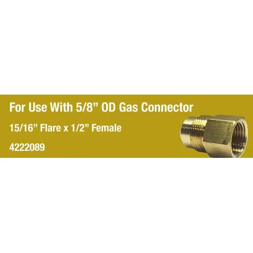 RR Donnelley 209710 Tilt Labels For Water Heaters Gold