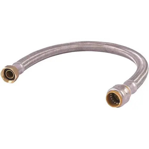 SharkBite UR3088FX24 Max Flex Water Heater Connector 3/4" X 3/4"fip X 24"